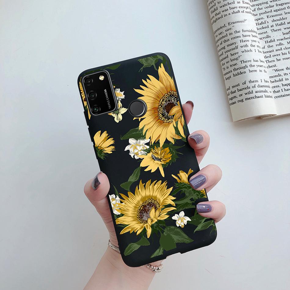For Huawei Honor 9A Case 2020 Silicon Cover Soft Bumper Coque For Huawei Honor 9A Phone Cases MOA-LX9N Honor9A Love Heart Funda