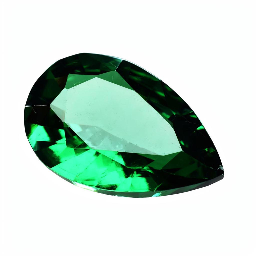 9 Ct Natural Garnet Pear Shape Green Certified Loose Gemstone Making Jewelry