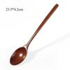 Natural Wooden Coffee Spoons Set Long Handle Tea Stirring Utensils for Dessert Honey and Beverage Eco Friendly Tableware