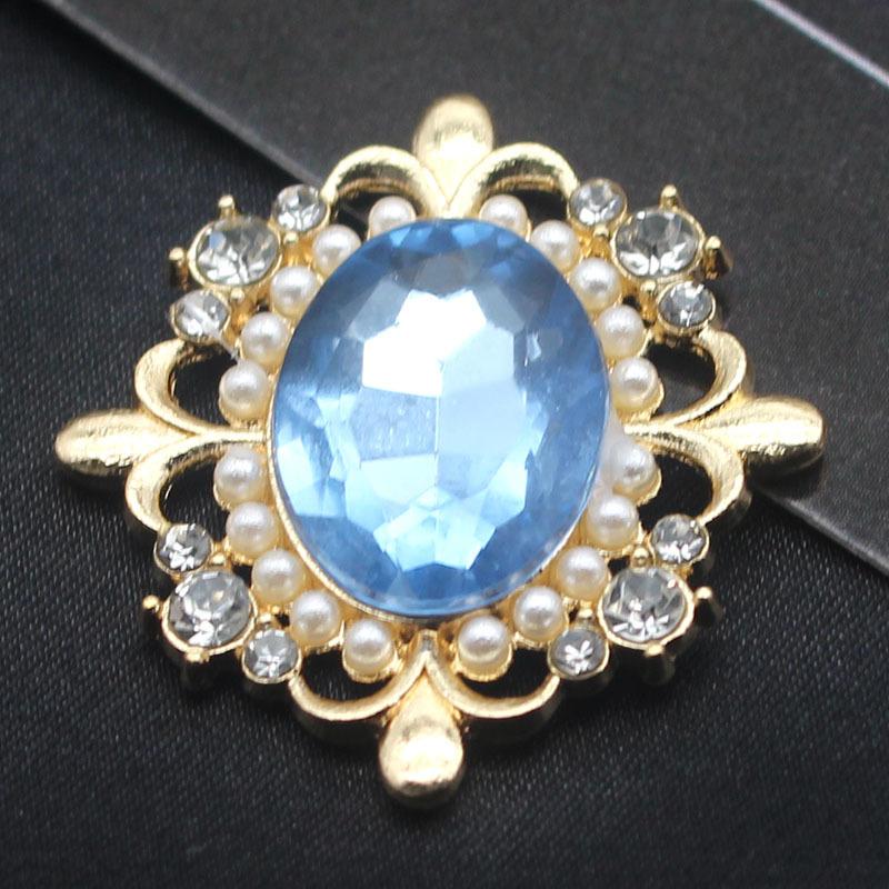 29*32Mm Exquisite Alloy  Buckle Bowknot Hair Accessories Material Accessories Wedding Invitation Decoration