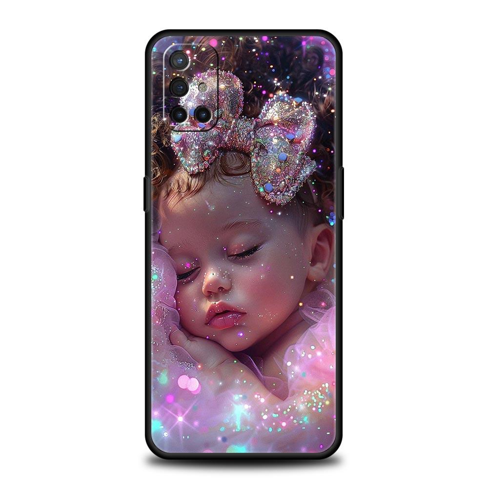 

Phone Case For Oneplus 13R 12R 10R 13 12 11 10T Nord N100 N10 Z N30 CE 3 2 2T Pro Lite 5G Soft TPU Cover Cute Black Child Fundas OnePlus 11
