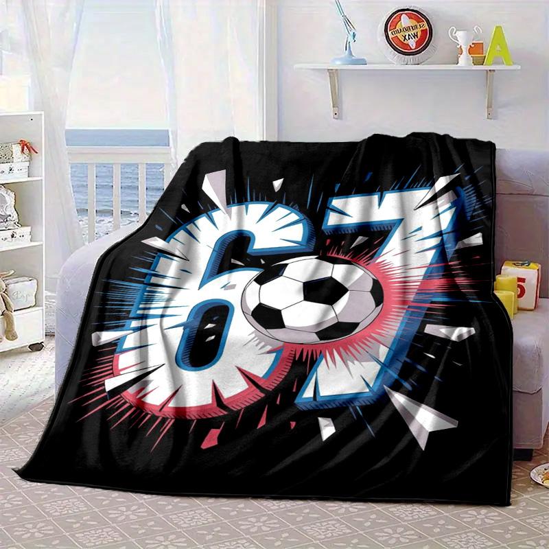 Royal Hands Holding Number 67 Portable Blanket/Soft Blanket Bedding Blanket Suitable for Travel Camping Living Rooms Offices Sofas Fan Gifts