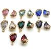 16.5x9.5mm Crystal Rhinestone Charms Pendant Water Drop Charm for Jewelry Making Supplies DIY Fine Necklace Earring Accessories