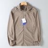 Foreign Trade Cut-Label Silky Milk Silk Upf50+ Summer Outdoor Sports Hooded High-Elastic Ice Silk Jacket Sun Protection Clothing for Men