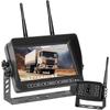 Wireless Backup Camera Monitor Backup Monitor for 24V Wireless Backup Camera with Recording DIY IPS Screen Waterproof and Dustproof Super Night