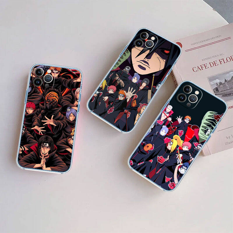 MH96 Naruto Akatsuki Case for Motorola E7 G6 G7 G8 G9 Plus Power Play G10 G20 G04 E30 E40 E22 E20 E13 E15 G22 G23 G05 G75 G35 G55