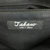 Made In Japan TaKaNo Kamakura Leather Business Shoulder Bag Black(USED)