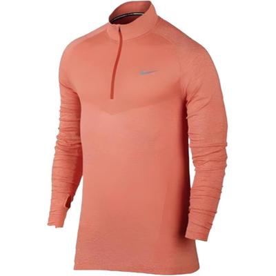 Mock Neck Pullover Sports Long Sleeve T-Shirt Men Tops 589661-891