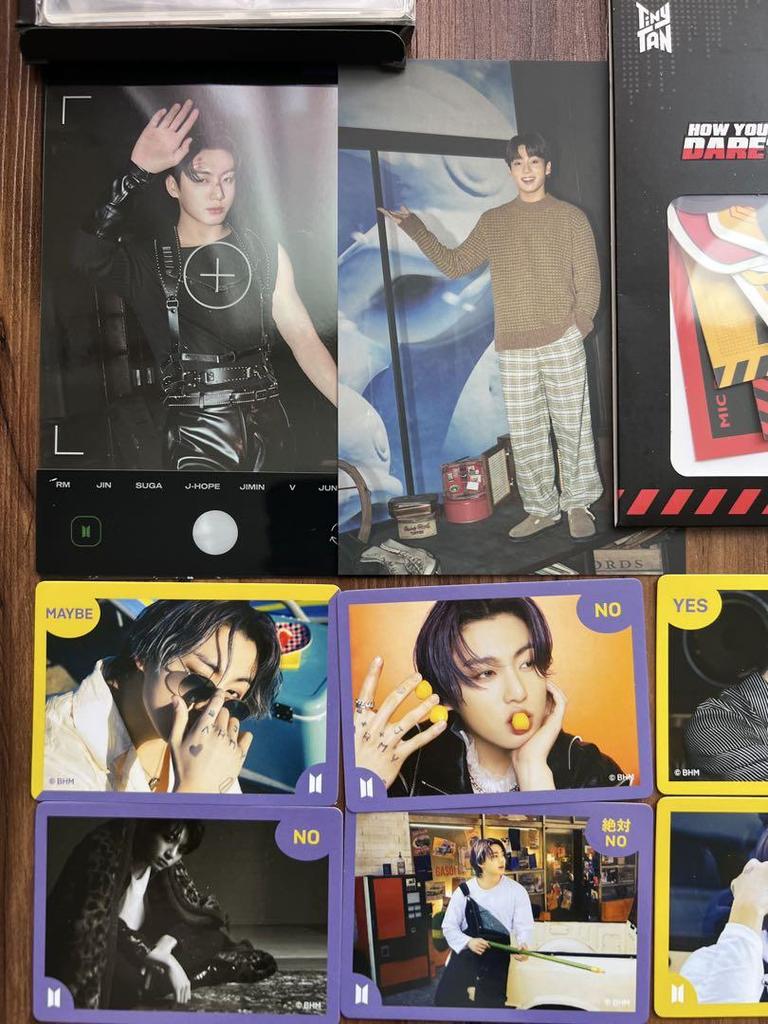 [USED] BTS JUNG KOOK trading cards bulk sale