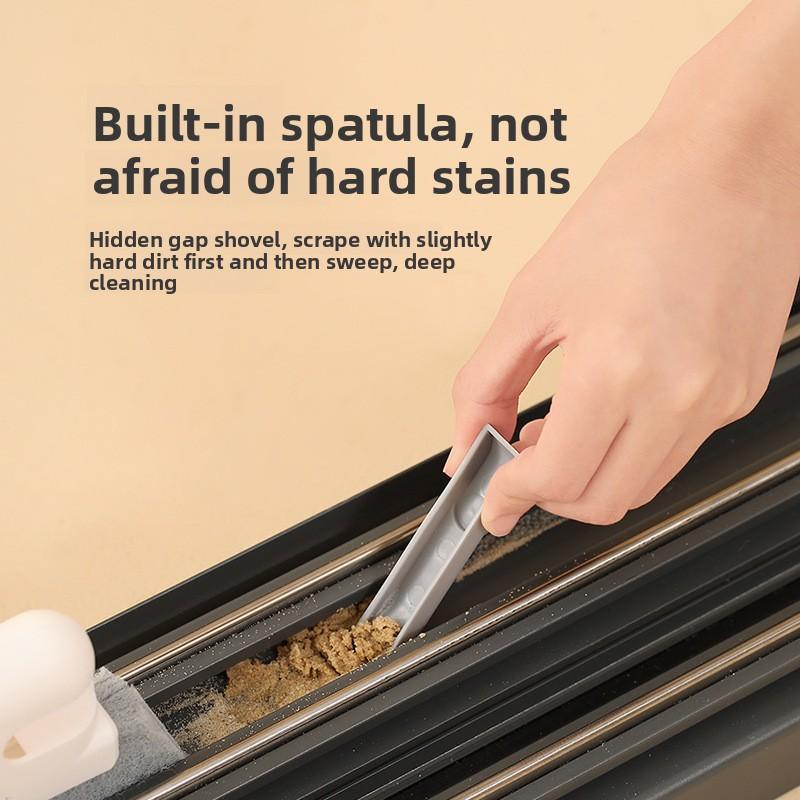 Window Groove Cleaning Brush, Window Groove Cleaning Tool, Small Brush for Sweeping Grooves, Brush for Cleaning Window Sill Gaps