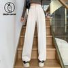 Black Suit Pants Women's Spring and Autumn High Waist and Thin High-end Drape Casual Pants Narrow Straight Mopping Wide-leg Pants