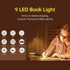 Reading Lights for Books In Bed Portable Clip On LED USB Rechargeable Lamp Eye Protection In 3 Colors & 3 Brightness