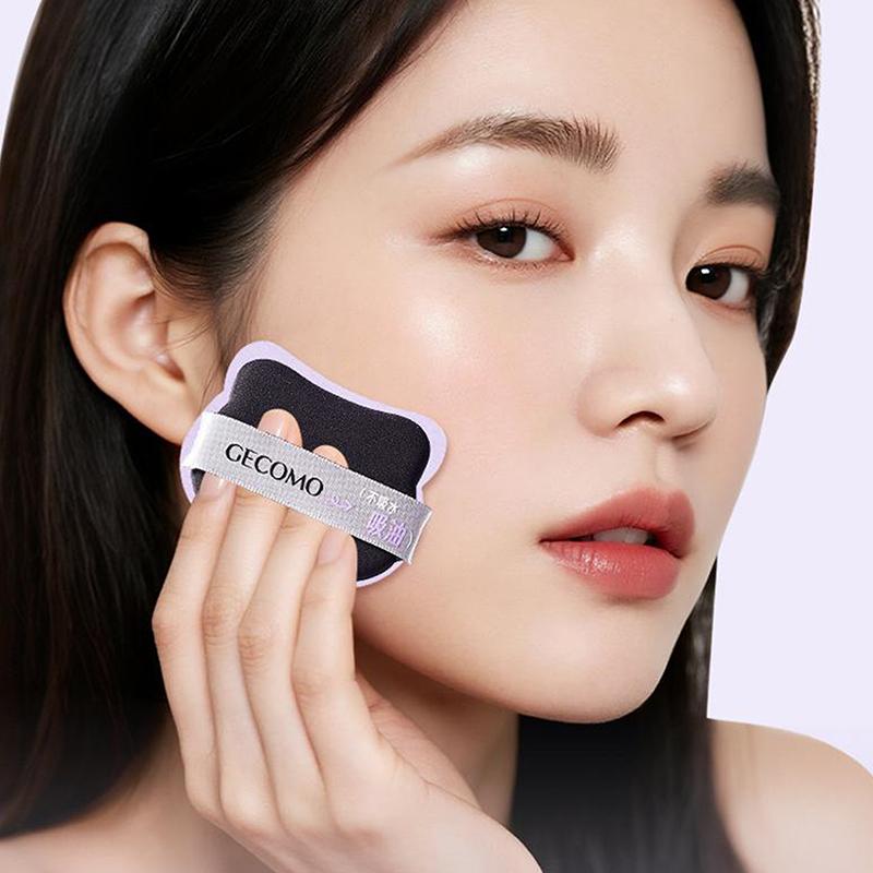 150 Sheets Extractable Oil Blotting Papers With Case Powder Puff Oil Absorbing Sheets Portable Face Blotting Papers For Make Up