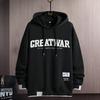 Hooded Sweater Men'S Trendy Brand Spring And Autumn Clothes Jacket Men'S Student Sports Loose Casual Sweater Men