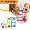 Mini Board Game Flight Chess Set Kids Birthday Party Development Funny Intellectual Earily Boy L1F4