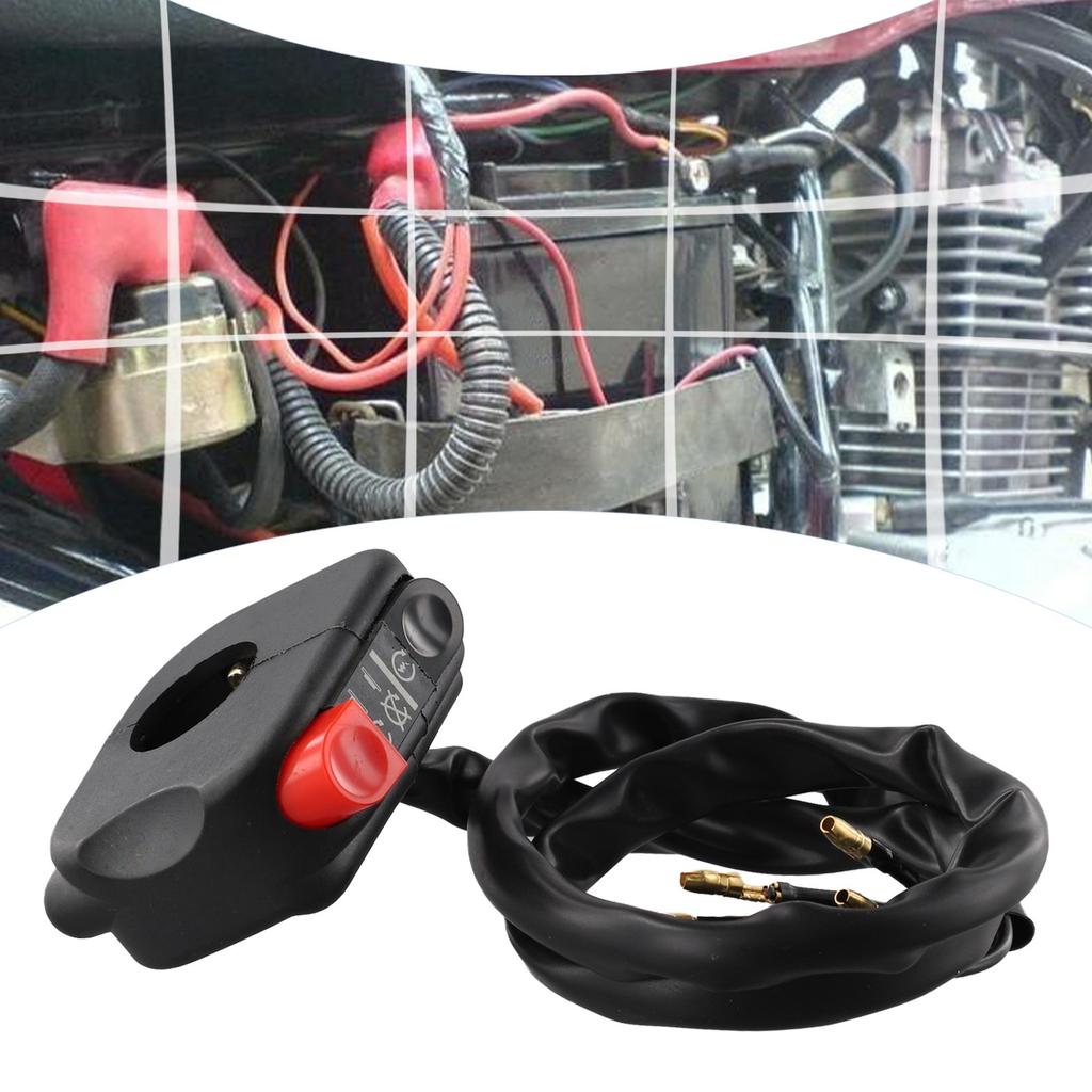 Direct Installation Motorcycle Accessories Motorcycle Handlebar Switch ABS Material Anti-corrosion Easy To Use