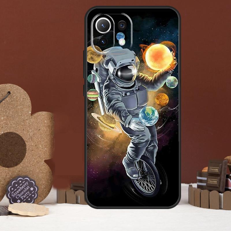 Astronaut Sterne Weltraum Planeten Hülle Für Xiaomi 15 14 Ultra 13T 14T 15T 17 Pro Max POCO X7 Pro X5 X6 F5 F6 F7 F8 Ultra Abdeckung