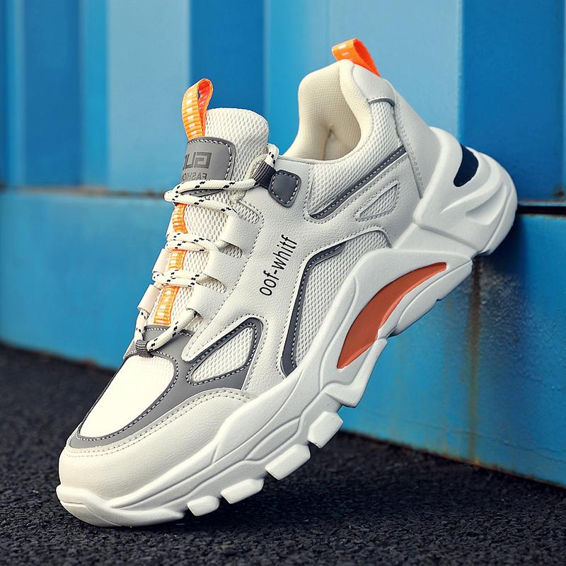 Labor Insurance Autumn Mesh Breathable Work Shoes Casual Platform Forrest Gump Sports Shoes