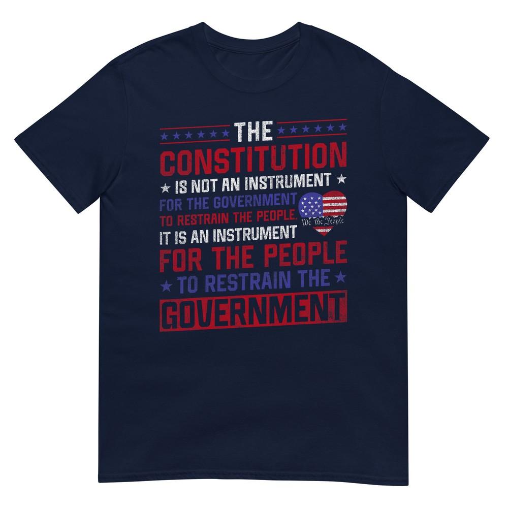 The Constitution Is An Instruunisext Us Patriotic TShirt S