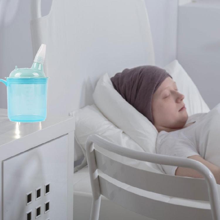 Kubek ze słomką klasy szpitalnej 300 ml dla pacjentów leżących Szczelna konstrukcja Bezpieczny dla żywności PP Łatwy do dezynfekcji