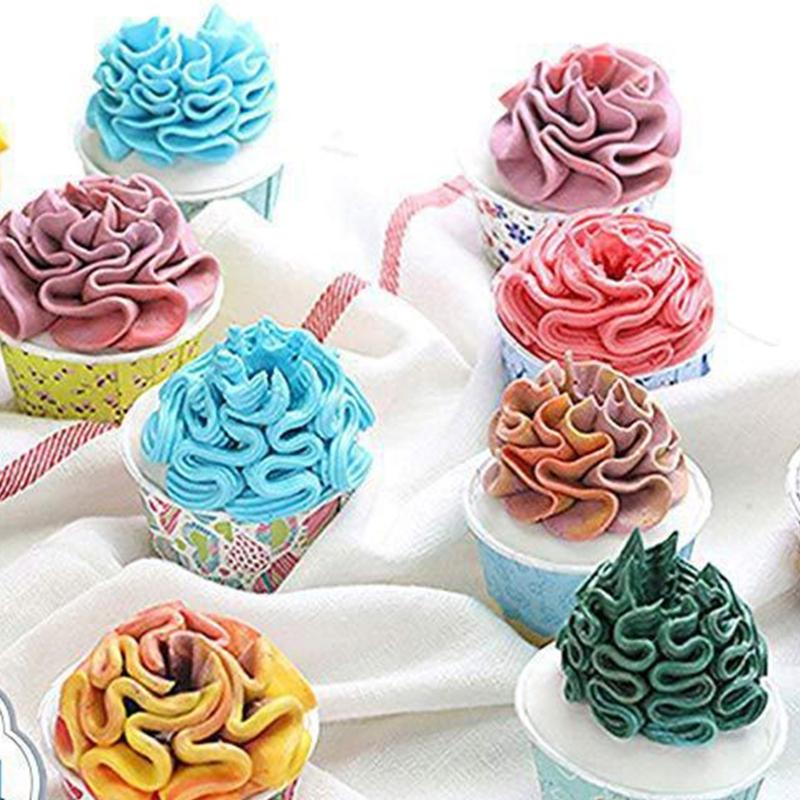 88Pcs Baking Supplies Kit 49Pcs Frosting Piping 3Pcs Russian Ball Piping Tips Flower Frosting Tip Baking Flower Nozzle