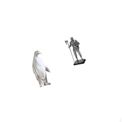 Sculpture Figurine Collectable Craft Decorative Ornament Resin Animal Statue Tabletop Bar Bedroom