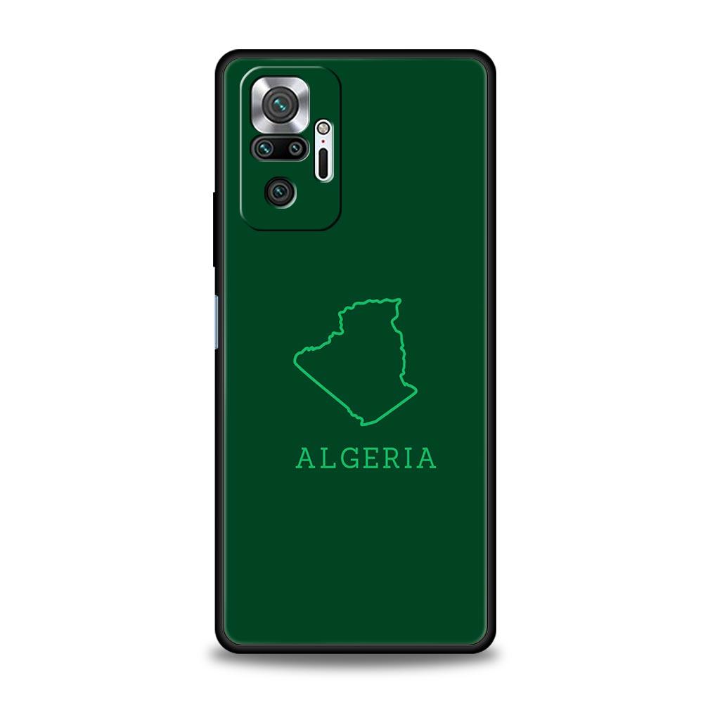 Phone Case For Xiaomi Redmi Note 14 13 12 Pro Plus 5G 9S 9 10 11 4G 14C 13C 12C 10C 9C 9A Algeria Passport Soft Cover