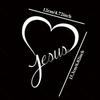 Love Jesus Heart Car Sticker - English Letter Decoration for Windows and Bumpers