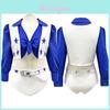 Football Match Cheerleader Girl Performance Costume Set For Performance And Event Use