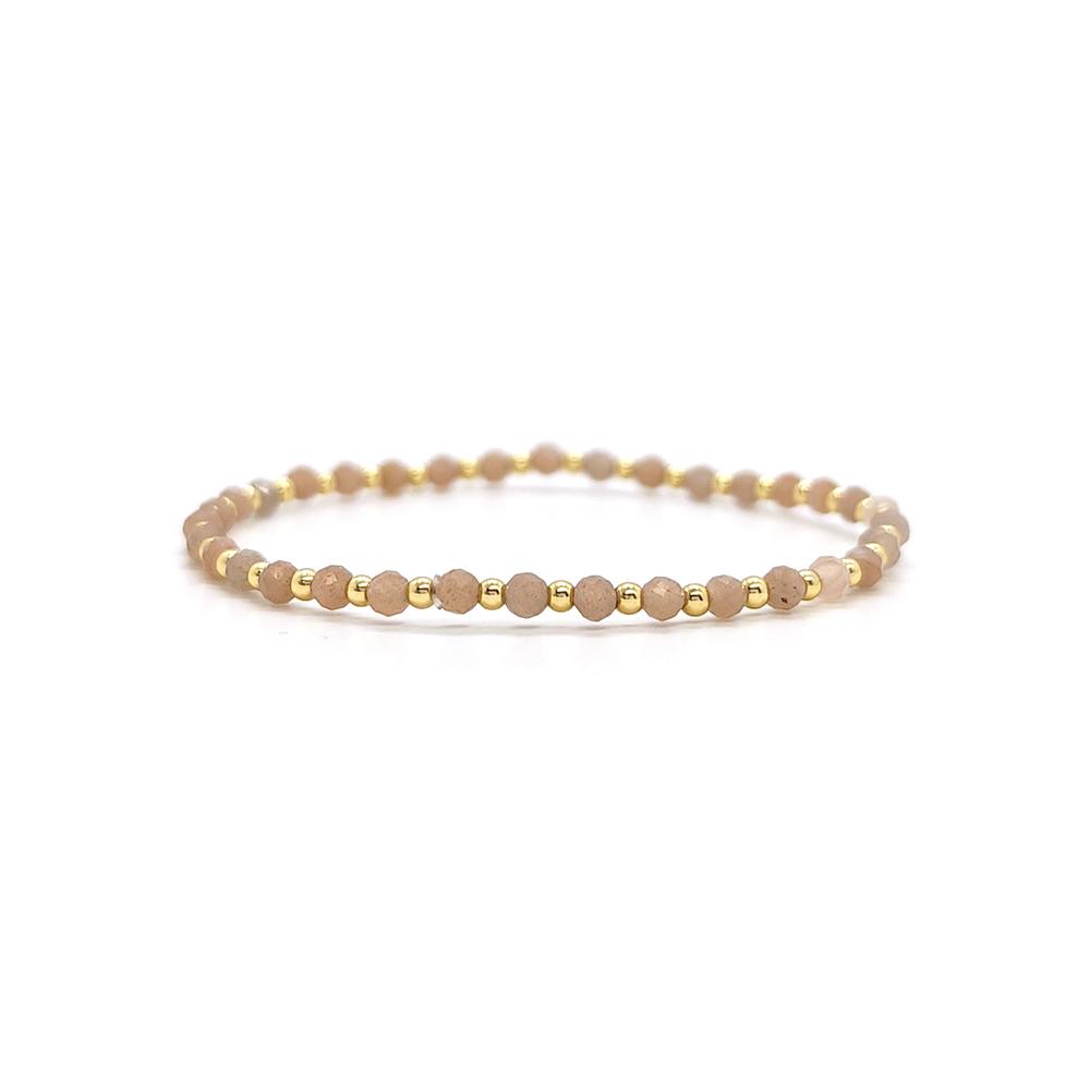 Vlen Boho Beaded Bracelet for Women Colorful Natural Stone Stretch Bracelets Trendy Fashion Dainty Jewelry Summer Beach Vacation