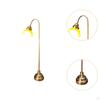 1:12 Dollhouse Floor Lamp Retro Classic Wooden Ornament Light Model Decoration Accessories