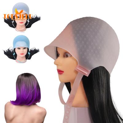 Hair Highlighting Hat - Professional, Reusable Silicone Hairdressing Tool, Adjustable Buckle, Home Salon Supplies