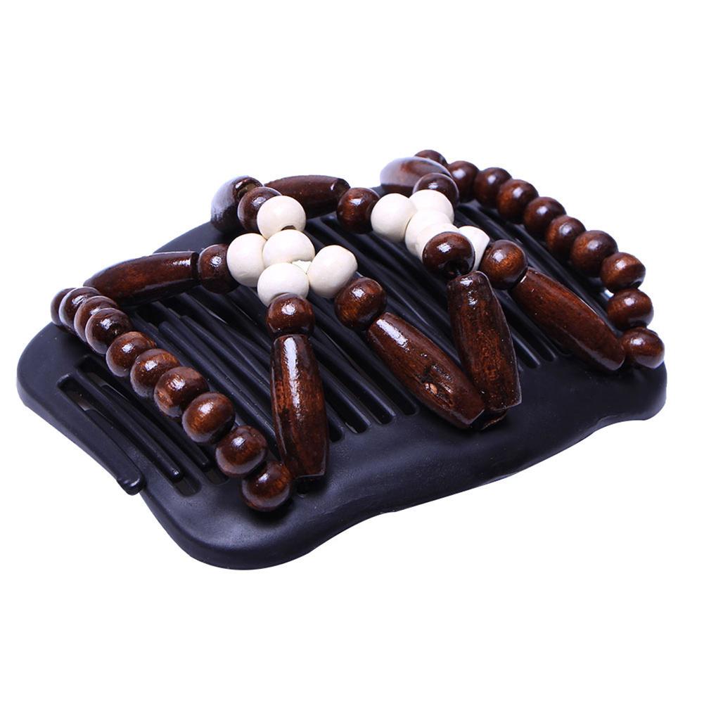Accessorio per pettine con clip per capelli, copricapo da donna con doppio cursore, perline di legno