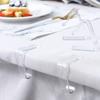 4Pcs Plastic Tablecloth Clips Useful Clips Holder Cloth Clamps Holder Party Picnic Restaurant Multi-Function Tablecloth Clip