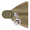 Longchamp Le Pliage Texturiertes Logo Verstellbarer Breiter Schultergurt Rucksack Damenrucksack Artischocken-Grün 10284919M04