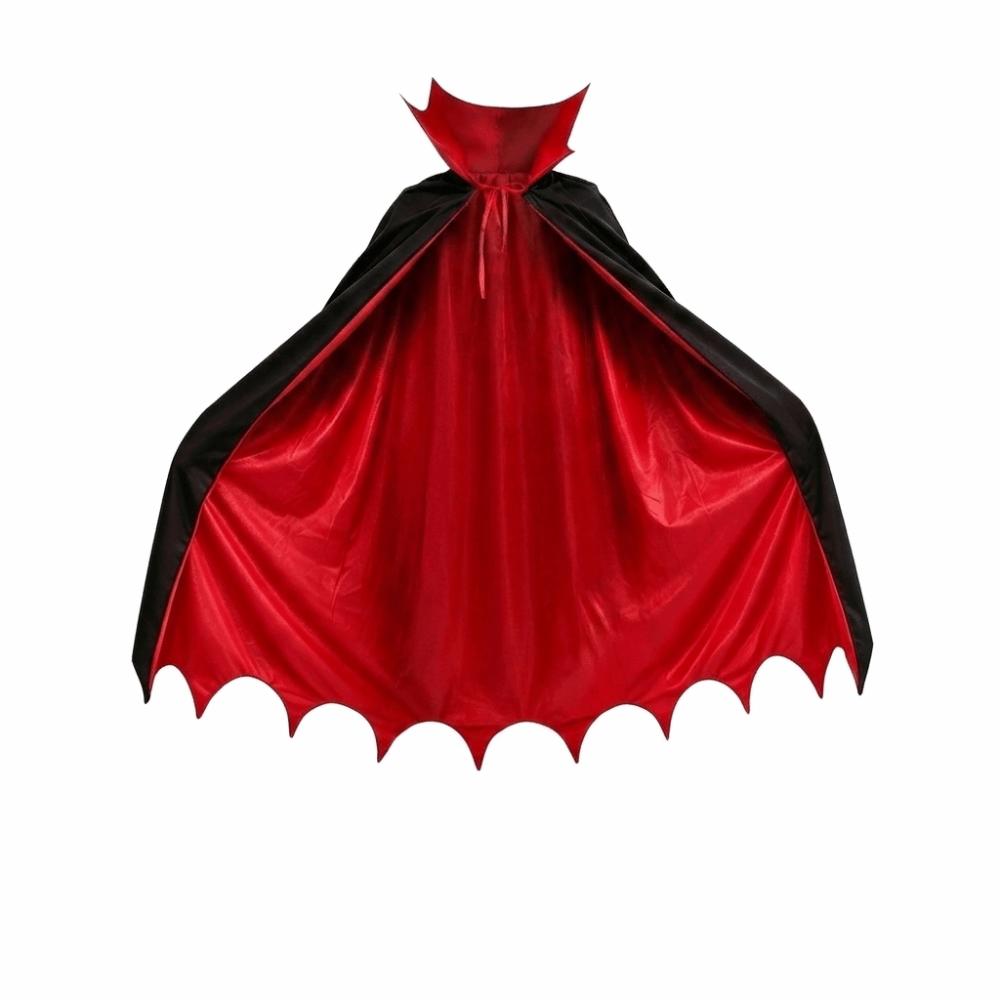 Stand-up Collar Halloween Hooded Cloak Solid Color Witch Cape Carnival Festival