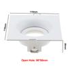 LED Downlight Recessed Ceiling Downlight  Socket Holder Dimmable Downlight LED Spot Light Spot Round Metal Satin GU5.3 GU10 MR16