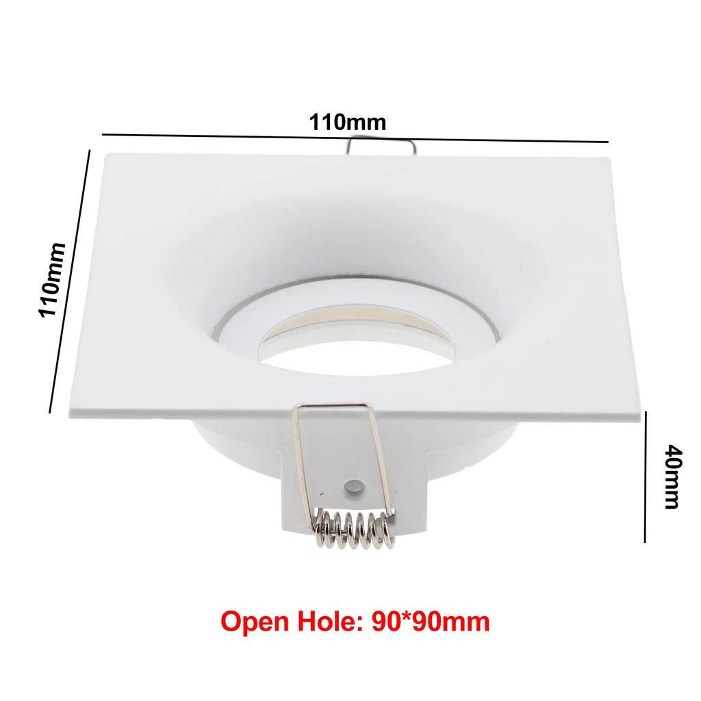 LED Downlight Recessed Ceiling Downlight  Socket Holder Dimmable Downlight LED Spot Light Spot Round Metal Satin GU5.3 GU10 MR16
