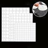 2 blätter Transparent Doppelseitiges Klebeband 10mm 20mm Runde Klebeband Stark Fixieren Nahtlose Kleber Haushalts Paste Dekoration