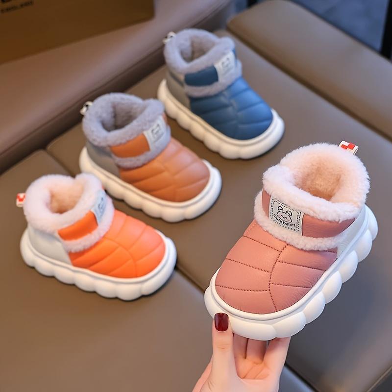 Winter Boots and Shoes Warm and Fluffy Footwear for Boys and Girls.