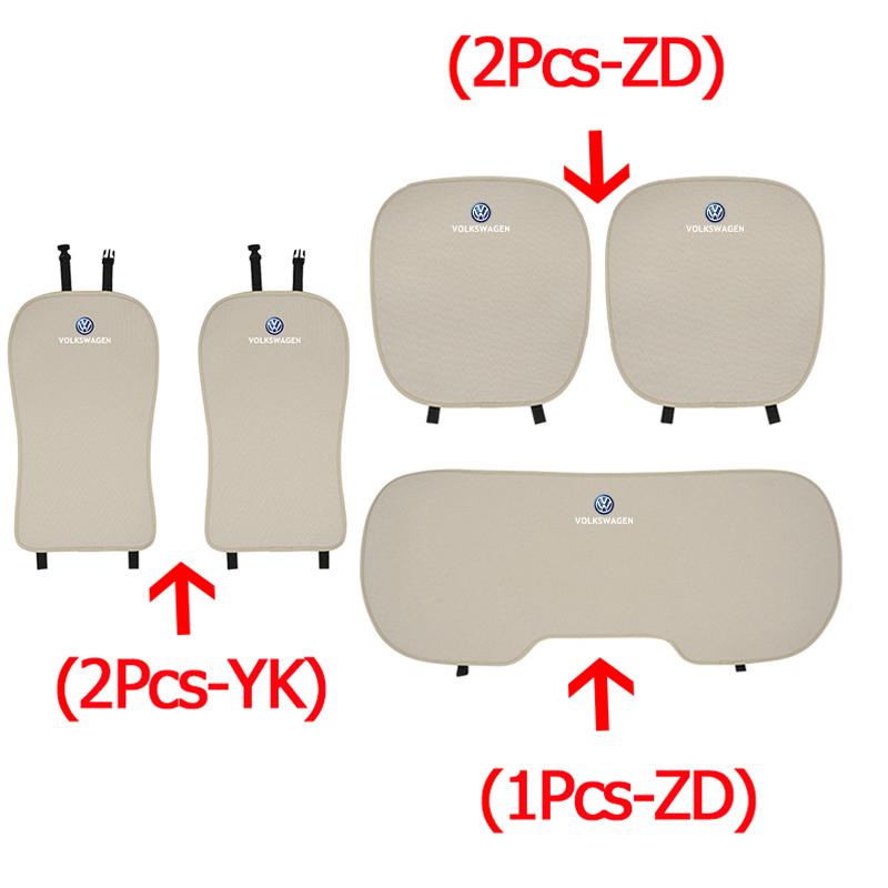 Voor VOLKSWAGEN VW Volkswagen Autostoelhoes IJszijde Kussen Beschermkussentjes Voor VW GTI Polo Golf Passat Tiguan Arteon Touareg CC