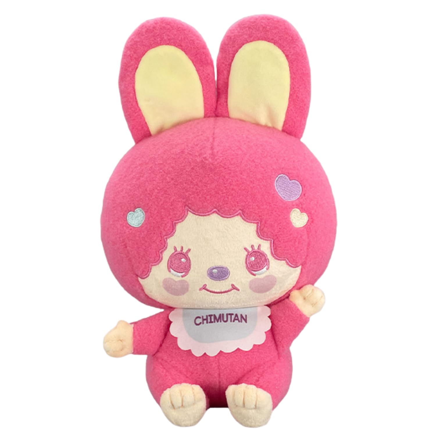 Monchhichi x My Melody Kuromi Monchhichi x Chimutan BIG Plush Toy 26cm Approx. (Chimutan Pink)