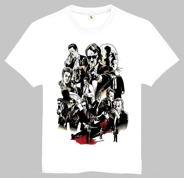 Quentin Tarantino T Shirt Short Sleeve White Color Pulp Fiction Quentin Tarantino Tshirt Tees Top Tshirt For Unisex Streetwear