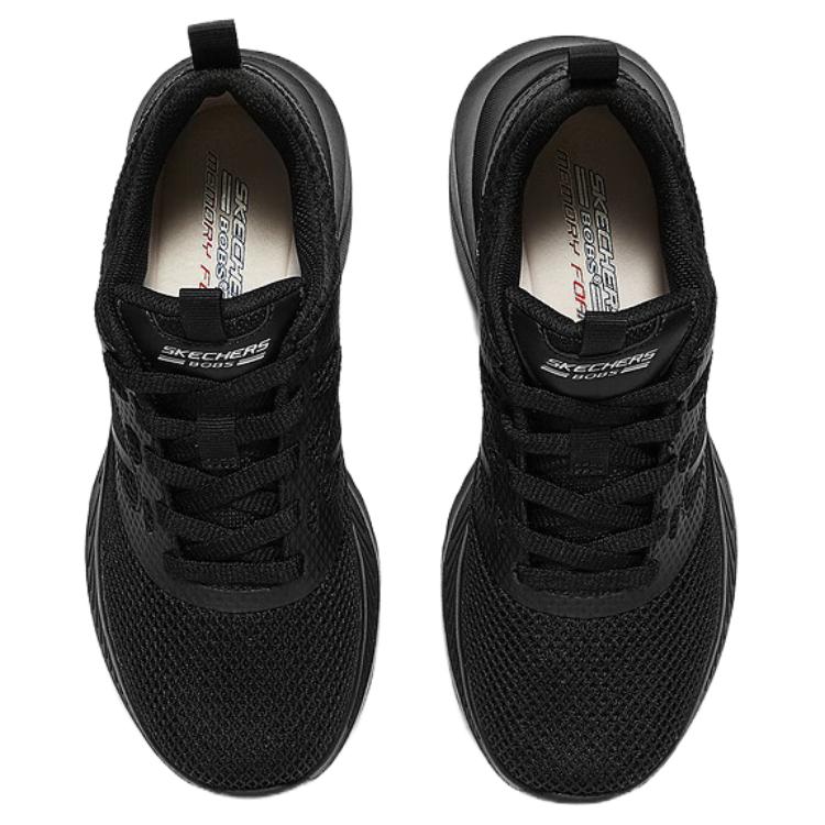 Skechers Bob's SPORT Abrasion Resistant Breathable Abrasion Resistant Breathable Low top Casual Shoes Women's Black 117522-BBK