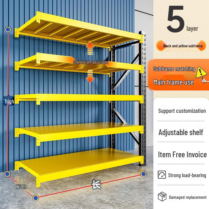Heavy-Duty Multi-Layer Storage Racks for Commercial and Garage Use