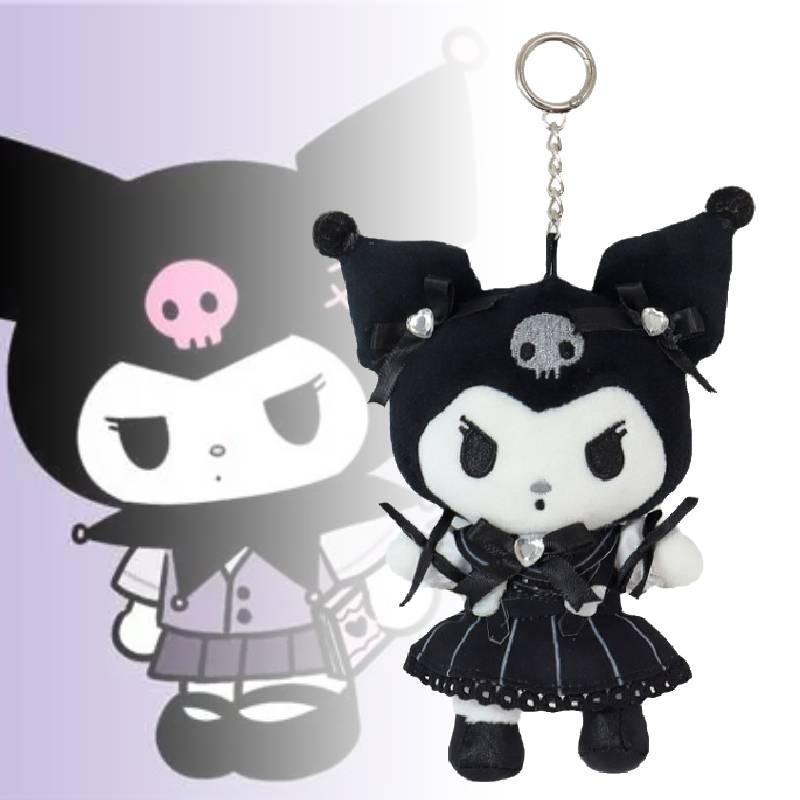 Adorable Japanese Kuromi My Melody Cinnamoroll Plush Doll Bag Pendant Soft Toy