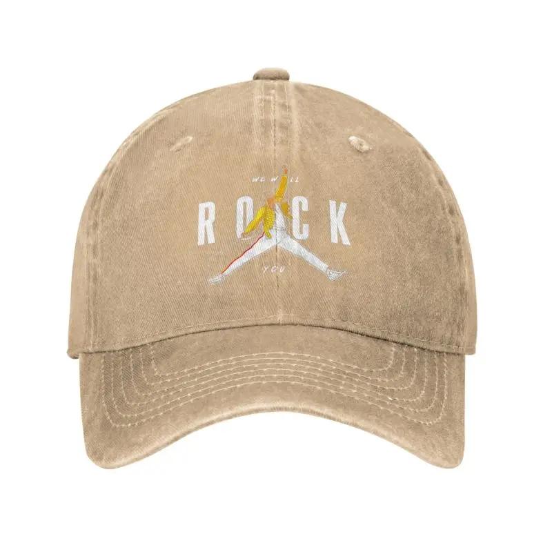 Custom Freddie Mercury Baseball Cap For Men Women Cotton Breathable Dad Hat Performance Snapback Hats Baseball Cap