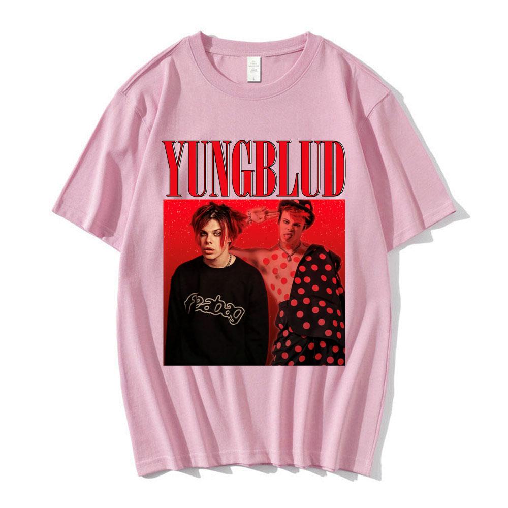 

Singer Yungblud Printed Short-sleeved Men s Women s Cotton T-shirt Unisex Short-sleeved Streetwear Fashion Harajuku T-shirts Top 4XL