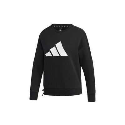 Φούτερ με Στρογγυλή Λαιμόκοψη και Τυπωμένο Λογότυπο Γυναικεία Μπλούζες Μαύρο GP0718