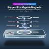 Clear Hard Armor Protect Shockproof Phone Case For iPhone 16 15 14 13 12 11 Pro Max Plus Magsafe Magnetic Wireless Charge Cover